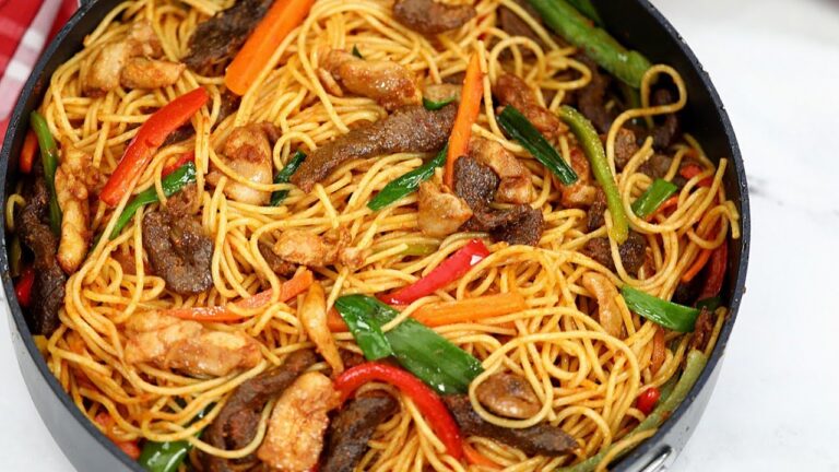 Nigerian Jollof Spaghetti